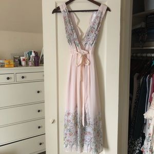 Pink floral Astr the label dress xs